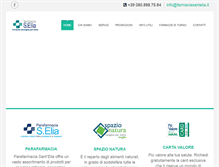 Tablet Screenshot of farmaciasantelia.it